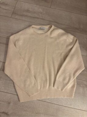 Zara Kids Crewneck Sweater in Cream